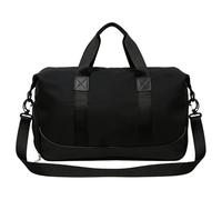 Grande borsa da viaggio - 35 l portatile a tracolla, scomparto impermeabile per scarpe, spaziosa alternativa ai bagagli del fine settimana, uso per donne, adolescenti, ragazze, yoga, allenamento