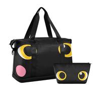 Grande borsa da viaggio con animali dei cartoni animati borsa da palestra con cinghia regolabile per allenamento impermeabile, animale dei cartoni animati, taglia unica, animale cartone animato, 1