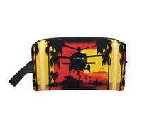 Grande borsa da viaggio per cosmetici riutilizzabile, kit da viaggio, custodia portaoggetti con stampa Apocalypse Now per articoli da toeletta, trucco e accessori
