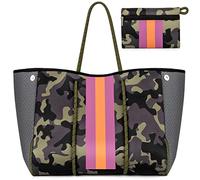 Grande borsa della spiaggia del neoprene della borsa di totalizzatore del neoprene per la borsa dello, Verde, Large