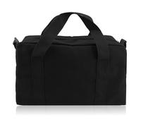 Grande borsa per attrezzi, vuota, 41 cm, robusta, in tela, per montaggio professionale, per elettricisti e idraulici, borsa per attrezzi impermeabile con tracolla - Nero