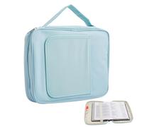 Grande borsa per la bibbia - borsa impermeabile per chiesa, organizer portatile per la bibbia e il quaderno, borsa per la bibbia con manico, perfetta per la A