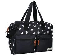 Grande borsa per pannolini per bambini, con fasciatoio | Disney Topolino, Nero