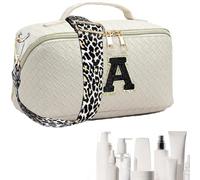 Grande borsa per trucco, borsa da viaggio per la cultura da donna, borsa cosmetica portatile, grande capacità, borsa multiuso per la cultura della mamma, damigella d'onore, fidanzata, sorella, moglie,