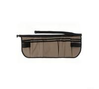 Grande borsa porta attrezzi impermeabile per impieghi gravosi in materiale 600D per tecnici - clip di sicurezza 59 x 23 cm organizer cachi