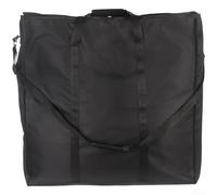 Grande borsa portaoggetti in schiuma per pavimenti e piastrelle, impermeabile, in tessuto Oxford antipolvere, con cerniera di sicurezza, per tappetini da palestra, 62 x 36 x 62 cm, nero (PVC 600D)