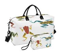 Grande borsa sportiva da palestra con cinghia regolabile per viaggi impermeabile veleno rane colorate 2066761949, Multi, 1 size, Moderno/adattabile