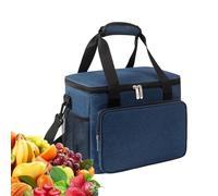 Grande borsa termica - 15 l isolamento termico | riutilizzabile impermeabile trasporto cibo caldo/freddo, viaggio, pic-nic, campeggio, spiaggia, deposito portatile, facile da trasportare