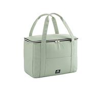 Grande borsa termica City in verde menta, misura L, 44 x 22 x 29 cm, volume 28 l, con manici larghi, per picnic, scuola, gite, viaggi
