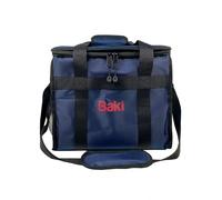 Grande borsa termica resistente per la consegna di cibo, 35 x 35 x 30 cm, con cerniera divisoria per caldo e freddo, adatta per ristoranti da asporto, pizze, indiane, pic-nic, borsa della spesa, nero