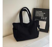 Grande borsa tote di colore solido, nuova borsa a tracolla, zaino, borsa per il college, borsa da spiaggia, regalo per insegnanti, borsa della spesa, borsa tote per il ritorno a scuola, zaino con cern