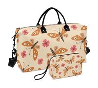 Grande borsone da viaggio, bella farfalla senza cuciture, borsa da viaggio per donne e uomini, borsa da viaggio con custodia trolley, essenziale da viaggio in aereo per volare, #07, Taglia unica, alla