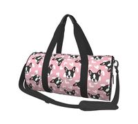 Grande borsone da viaggio - Bulldog francese (A) borsa da palestra per donne e uomini, borsa da viaggio pieghevole per donne e uomini con tasche multiple con cerniera