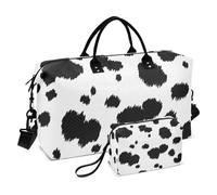 Grande borsone da viaggio, con stampa a pois dalmata, borsa da viaggio per donne e uomini, borsa da viaggio con custodia trolley, essenziale da viaggio in aereo per volare, #02, Taglia unica, alla