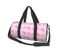 Grande borsone da viaggio, per la sensibilizzazione sul cancro al seno, 1 borsa da palestra per donne e uomini, borsa da viaggio pieghevole per donne e uomini, con tasche multiple con cerniera