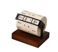 Grande calendario con ruota girevole, display perpetuo e conto alla rovescia per l'arredamento della scrivania