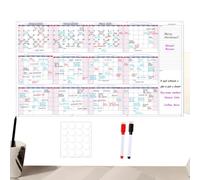 Grande Calendario Murale Agenda Mensile Settimanale Impermeabile Non Datata | Calendario Annuale Da Ufficio Da Parete Per Agenda Appuntamenti Bacheca Accademica Casa Ufficio Aula Università