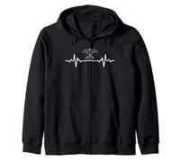 Grande calzolaio battito cardiaco regalo scarpa artigiano Felpa con Cappuccio