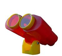 Grande Cannocchiale per Palafitta gioco da esterno, girevole e ruotabile, rosso