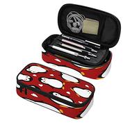 Grande capacità astuccio organizer carino pinguino amore modello cerniera matita sacchetto per ragazze ragazzi adolescenti adulti scuola ufficio borsa portaoggetti portapenne studenti cancelleria