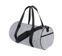 Grande capacità di viaggio di viaggio di colore solido dell'annata del grano grigio delle borse di viaggio di fine settimana della borsa di notte
