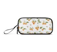 Grande Capacità Matita Bag Uomo Carino Matita Bag Scuola Media Portatile Dolce Golden Berry Frutta