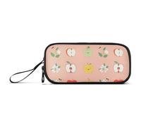 Grande Capacità Matita Box Bambini Cancelleria Matita Caso Carino Scuola Forniture con Manico Carino Mele Frutta