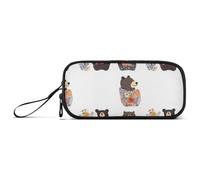 Grande Capacità Matita Box Studente College Matita Astuccio Scuola Superiore Multifunzionale Chic Orsi