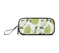 Grande Capacità Matita Caso di Immagazzinaggio Ragazzi Borse Con Cerniera High School Forniture con Cerniera Art Cherimoya Frutta