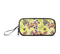 Grande capacità matite sacchetti Teen Girls Big Pencil Case Preppy School Supplies con scomparto Sweet Sambuco Frutta
