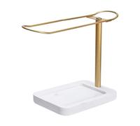 Grande capacità, organizer per capelli, facile da montare, in metallo e legno, soluzione elegante per lei