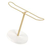 Grande capacità, organizer per capelli, facile da montare, in metallo e legno, soluzione elegante per lei