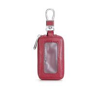 Grande capacità Portachiavi Auto per VW Golf 8 MK8 GTI GTE GTD R 2020 2021 2022 2023 2024, AntiGraffio con Protezione Design Elegante per Pendolari e Viaggio,Red