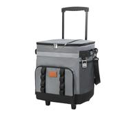 Grande Capacità Rotolamento Isolato Refrigeratori Borsa Con Maniglia Retrattile Ruota Per Picnic All'aperto Campeggio Spiaggia Moda Ruote Coolers Bag