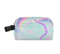 Grande Capacità Tote Bag Comodo Isolato Lunch Box per le Donne con Fibbia Rettangolare Borsa Pranzo per il Lavoro Ufficio Arcobaleno Sagittario Stelle Bolsa de almuerzo para Mujer