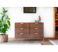 Grande cassettone in legno scuro Aurora