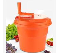 Grande centrifuga per insalata, rondella vegetale commerciale con design impermeabile, asciugatura rapida, nessun danno, telaio interno efficiente, tempo di asciugatura 10 secondi, grande capacità