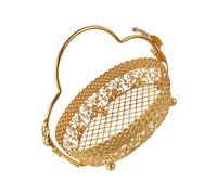 Grande cestino decorativo in filo metallico da cucina, ciotola per frutta e verdura, pratica cucina bucolica, decorazione da banco spaziosa ciotola per frutta ventilata per case