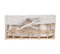 Grande Cestino Portaoggetti Cestini Cubo Contenitori Intrecciati Multiuso