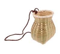 Grande Cesto Di Vimini Cestino Intrecciato Bambù Da Picnic All'aperto