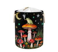 Grande cesto portabiancheria - Funghi rane 58L pieghevole Storage Bin per coperte, giocattoli per bambini, vestiti sporchi, cestino alto per la cameretta dei bambini, cestino per la cameretta dei