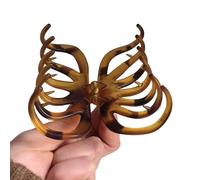 Grande clip di artigli retrò - morsetto mascella alla moda per donne | Accessorio di stile carino per trecce spesse, perno vintage per ufficio, uso quotidiano, elegante clip per lavoro e moda casuale