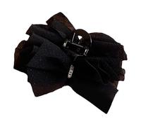 Grande clip di chiffon, clip di chiffon, Back o nero Baindeo nero Artiglio grande Claw Strong Grip, per capelli eleganti per capelli spessi e sottili