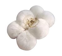 Grande clip per capelli da 5 pollici palline di peluche clip per capelli per donne ragazze styling peloso per palle di peluche sottili spesse artiglio grandi donne ragazze accessori spessi sottili