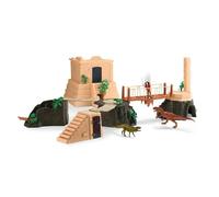 Grande conquista del tempio perduto, figurine da gioco, SCHLEICH 42656 Dinosauri, 4 anni