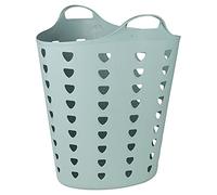 Grande contenitore flessibile in plastica per biancheria e indumenti Flexi, organizer per il lavaggio (verde menta)