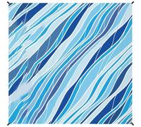 Grande coperta da spiaggia resistente alla sabbia e impermeabile, 210 x 200 cm, con borsa portatile per un facile trasporto per viaggi e viaggi all'aperto (B)