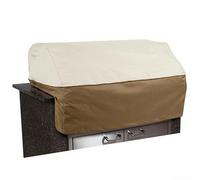 Grande copertura per barbecue 600D, materiale antistrappo, resistente alle intemperie, resistente allo sbiadimento, protezione contro pioggia, neve, vento, 94 x 68,5 x 61 cm, caffè (420D: 81 x 66 x 61