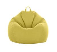 Grande copertura per poltrona sacco verde per adulti - Fodera per pouf in peluche per soggiorno e camera da letto (imbottitura non inclusa) - Decorazione per la casa confortevole ed elegante