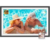 Grande cornice digitale da 15,6 pollici, 32 GB Dual-WiFi 1920 x 1080 IPS, telecomando, rotazione automatica, sensore di movimento, condividi facilmente foto e video, regali per nonna e nonno